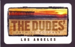 beer sticker from Dueling Dogs Brewing Co. ( CA-DUDE-STI-1 )