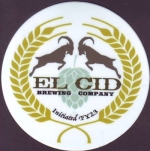 beer sticker from El Dorado (Valley) Brewing Co. ( CA-ELCI-STI-1 )