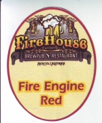 beer sticker from Firehouse Brewing Co., The ( CA-FIRH-STI-1 )