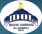 beer sticker from Idyllwild Brewpub ( CA-IDOL-STI-1 )