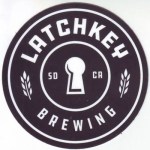 beer sticker from Latitude 33 Brewing ( CA-LATC-STI-1 )