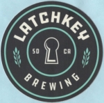 beer sticker from Latitude 33 Brewing ( CA-LATC-STI-2 )