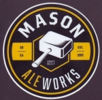 beer sticker from Mason Jar Brewing Co. ( CA-MASO-STI-1 )