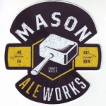 beer sticker from Mason Jar Brewing Co. ( CA-MASO-STI-2 )