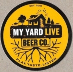 beer sticker from Naked Brew, Inc. (Nude Beer) ( CA-MYYA-STI-1 )