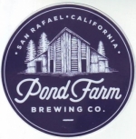 beer sticker from Poor House Brewing Co. ( CA-POND-STI-1 )