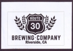 beer sticker from Rowdy