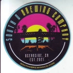 beer sticker from South of North Brewing Co. ( CA-SOUO-STI-1 )