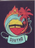 beer sticker from South of North Brewing Co. ( CA-SOUO-STI-2 )