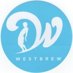 beer sticker from Western Pacific Brewing & Dining ( CA-WESB-STI-1 )