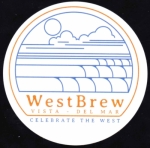 beer sticker from Western Pacific Brewing & Dining ( CA-WESB-STI-2 )