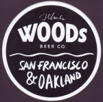 beer sticker from Woodside Brewery ( CA-WOOD-STI-1 )