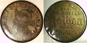 beer token/coin from Balefire Brewing Company ( CA-BLBA-TOK-1 )