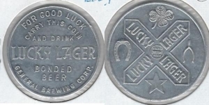 beer token/coin from General Brewing Co. ( CA-GENL-TOK-1 )