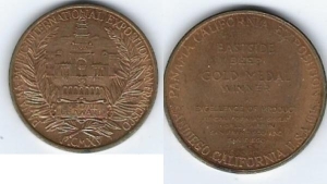 beer token/coin from Los Gatos Brewing Co. ( CA-LABE-TOK-1 )