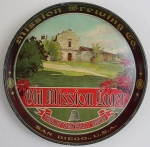 beer tray from Mission Creek Brewing Co. ( CA-MISN-TRY-1 )