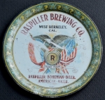 beer tray from Raspiller Brewing Company ( CA-RASP-TRY-1 )