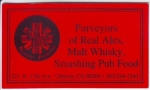 beer business card and similar from Platt Park Brewing Co. ( CO-PINT-BIZ-3 )