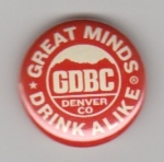 beer button from Great Frontier Brewing Co. ( CO-GDIV-BUT-1 )