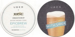 beer coaster from Equinox Brewing ( CO-EPIC-1 )