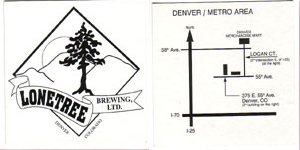 beer coaster from Long Table Brewhouse ( CO-LONE-1 )