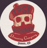 beer coaster from Loveland Aleworks ( CO-LOST-2 )