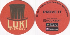 beer coaster from LumpyRidge Brewing ( CO-LUKI-1 )