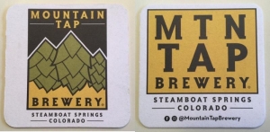 beer coaster from Mountain Toad Brewing ( CO-MTAP-2 )