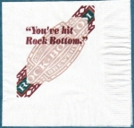 beer napkin from Rock Coast Brewery ( CO-RBTM-NAP-1 )