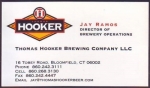 beer business card and similar from Thump Keg Brewing Co. (Diageo North America) ( CT-HOOK-BIZ-1 )