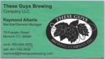 beer business card and similar from Thimble Island Brewing Co. ( CT-THES-BIZ-1 )