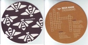 beer coaster from Area TWO ( CT-ALVA-2 )