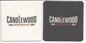 beer coaster from Carlson Craft Brewery ( CT-CAND-1 )