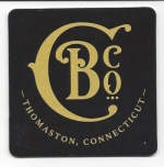 beer coaster from Coastline Brewing Company ( CT-CLOC-1 )