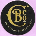 beer coaster from Coastline Brewing Company ( CT-CLOC-2 )