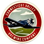 beer coaster from Connecticut Valley Brewing Corp. ( CT-COVB-2 )