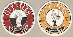 beer coaster from Cliffside Brewing ( CT-CTY-3 )