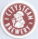 beer coaster from Cliffside Brewing ( CT-CTY-5 )