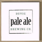 beer coaster from Eagle Bottling Works ( CT-DUV-1A )