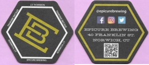 beer coaster from Erector Brewing Collective ( CT-EPIC-3 )