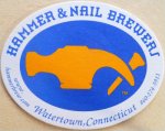 beer coaster from Hanging Hills Brewing Company ( CT-HNB-2 )