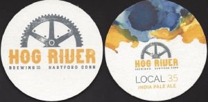 beer coaster from Hop Culture Farms and Brew Co ( CT-HOG-3 )