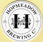 beer coaster from Hops On The Hill Brewery ( CT-HOPM-1 )