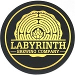 beer coaster from Largay Brewing Co Inc ( CT-LABR-1 )