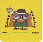 beer coaster from Luppoleto Brewing Co ( CT-LOST-1 )