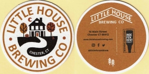 beer coaster from Little Red Barn Brewers ( CT-LTLH-2 )