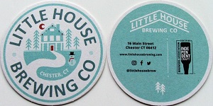 beer coaster from Little Red Barn Brewers ( CT-LTLH-3 )