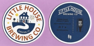 beer coaster from Little Red Barn Brewers ( CT-LTLH-6 )