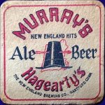 beer coaster from New England Brewing Co. ( CT-NEBH-1 )