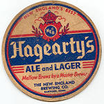 beer coaster from New England Brewing Co. ( CT-NEBH-4 )